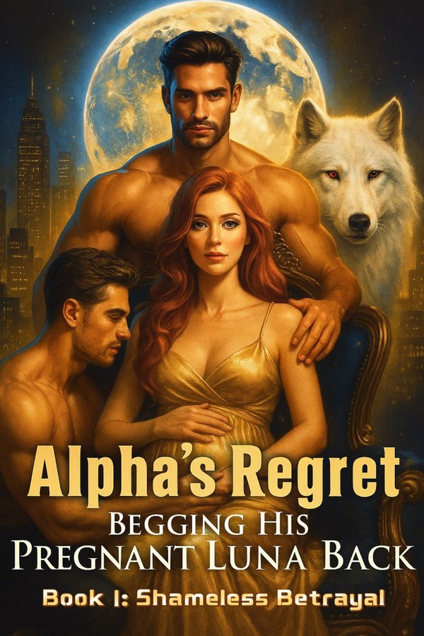Cover for Alpha’s Regret Begging His Pregnant Luna Back Book 1: Shameless Betrayal