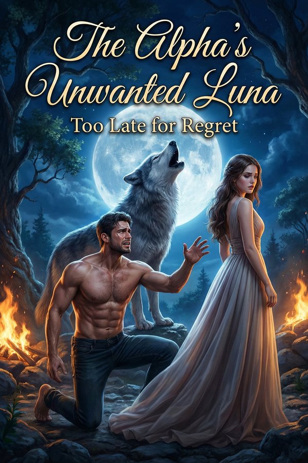Cover for The Alpha’s Unwanted Luna: Too Late for Regret